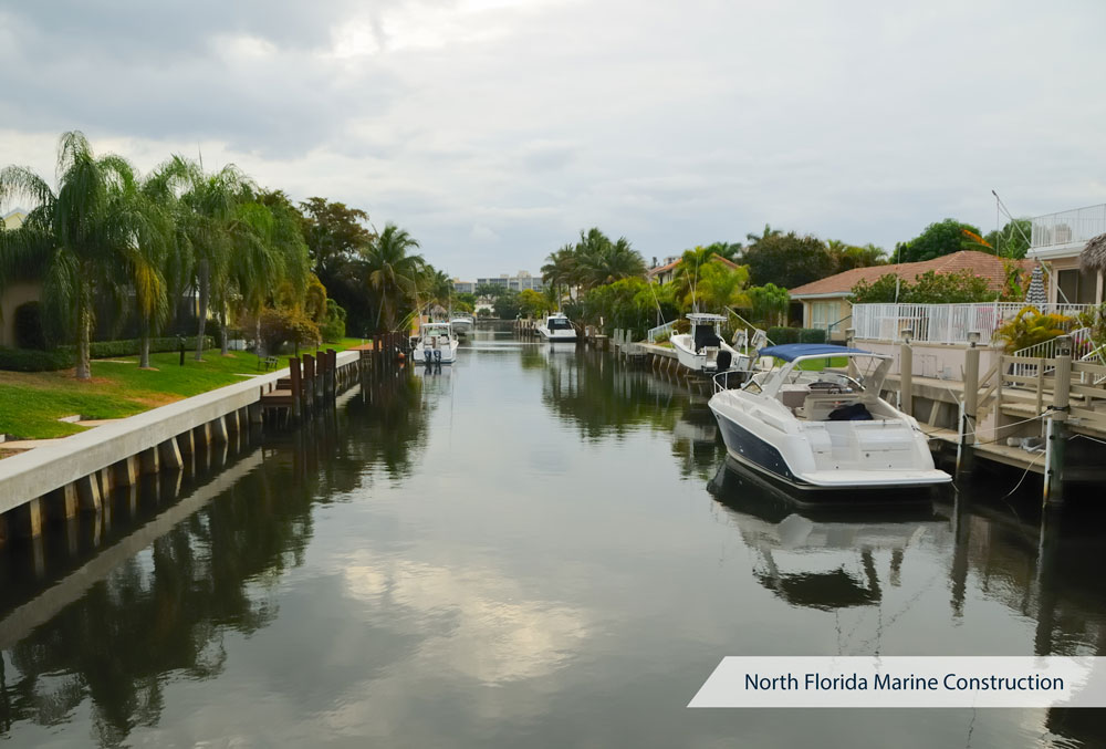 Florida Homes on Intracoastal Waterway - Bulkhead Repair | North Florida Marine Construction